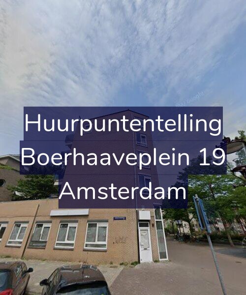 Foto gevel Huurpuntentelling voor Boerhaaveplein 19, Amsterdam
