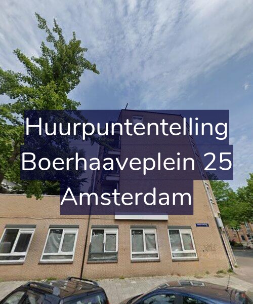Foto gevel Huurpuntentelling voor Boerhaaveplein 25, Amsterdam