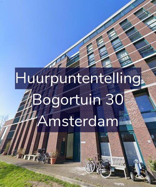 Foto gevel Huurpuntentelling voor Bogortuin 30, Amsterdam