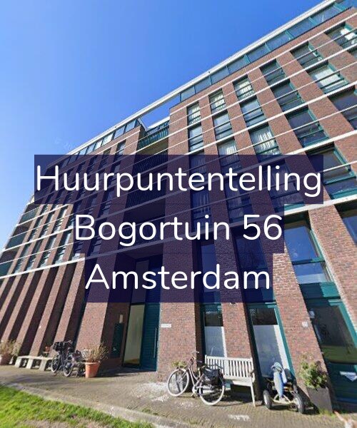 Foto gevel Huurpuntentelling voor Bogortuin 56, Amsterdam
