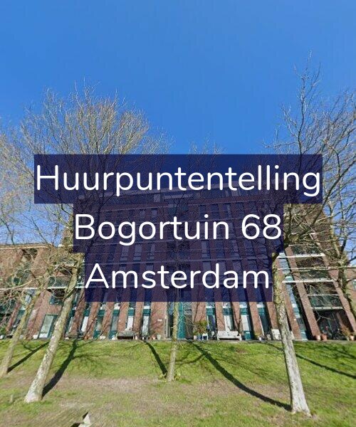 Foto gevel Huurpuntentelling voor Bogortuin 68, Amsterdam