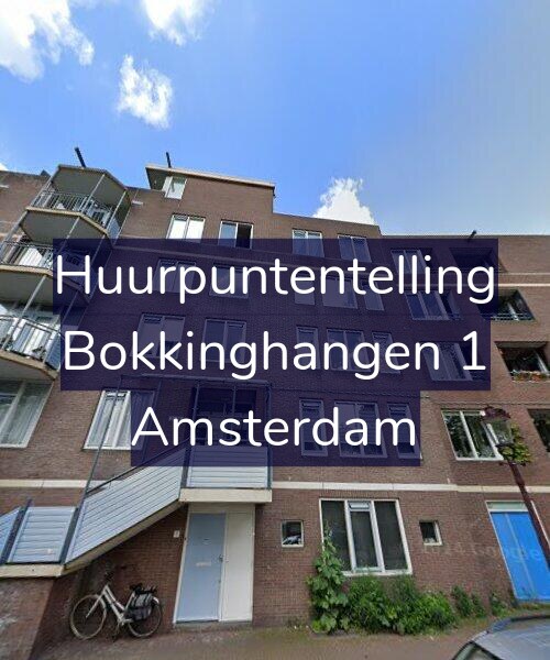 Foto gevel Huurpuntentelling voor Bokkinghangen 1, Amsterdam