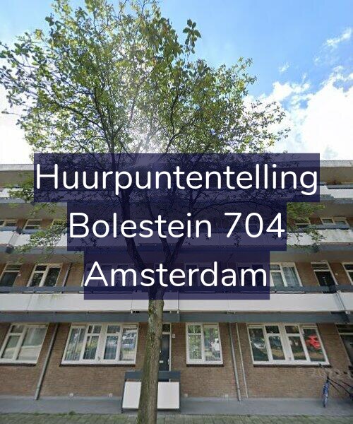 Foto gevel Huurpuntentelling voor Bolestein 704, Amsterdam