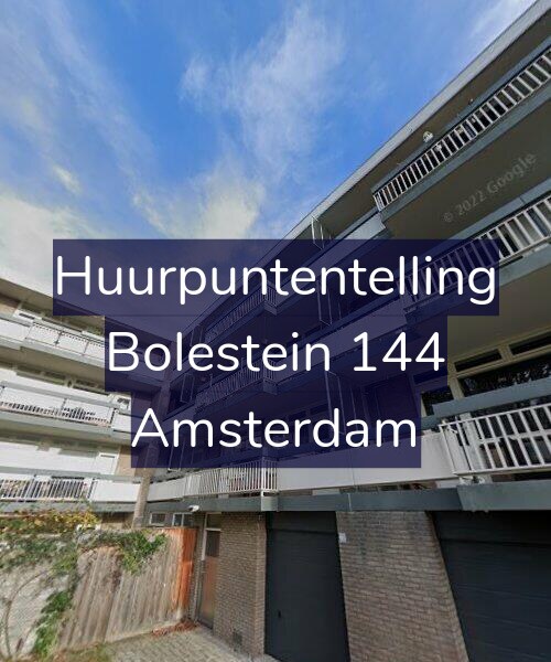 Foto gevel Huurpuntentelling voor Bolestein 144, Amsterdam