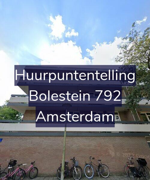 Foto gevel Huurpuntentelling voor Bolestein 792, Amsterdam