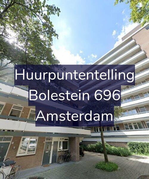 Foto gevel Huurpuntentelling voor Bolestein 696, Amsterdam