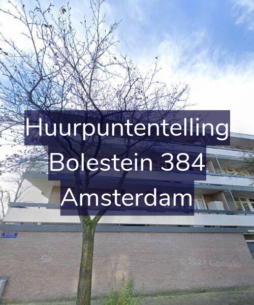 Foto gevel Huurpuntentelling voor Bolestein 384, Amsterdam