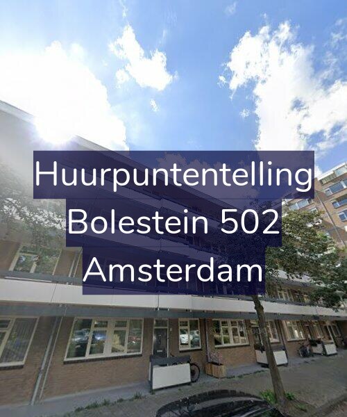 Foto gevel Huurpuntentelling voor Bolestein 502, Amsterdam