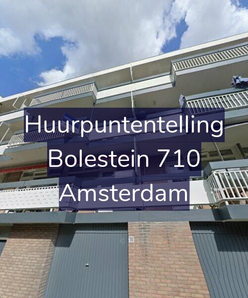 Foto gevel Huurpuntentelling voor Bolestein 710, Amsterdam