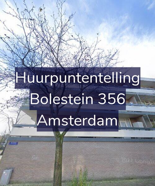 Foto gevel Huurpuntentelling voor Bolestein 356, Amsterdam
