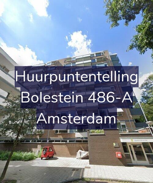 Foto gevel Huurpuntentelling voor Bolestein 486-A, Amsterdam