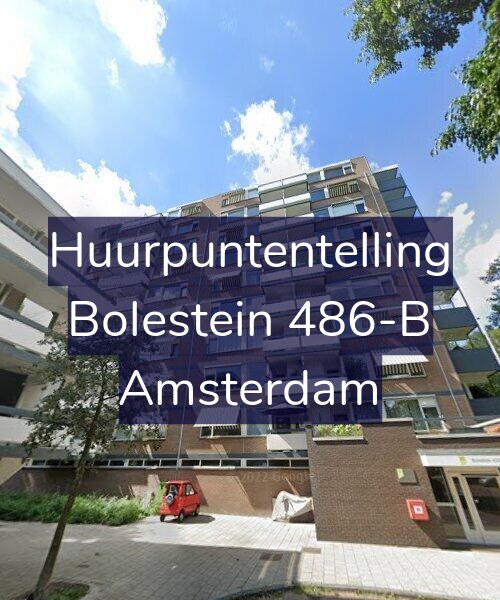 Foto gevel Huurpuntentelling voor Bolestein 486-B, Amsterdam
