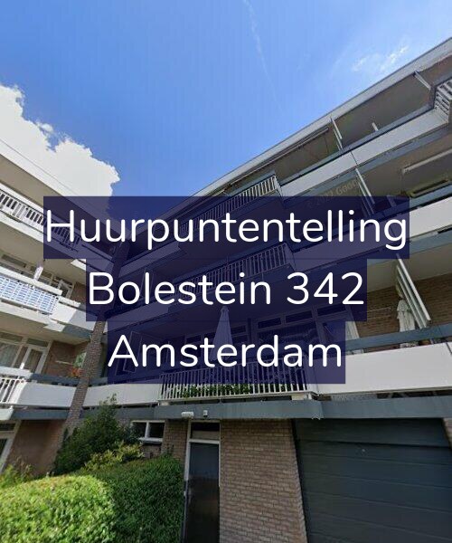 Foto gevel Huurpuntentelling voor Bolestein 342, Amsterdam