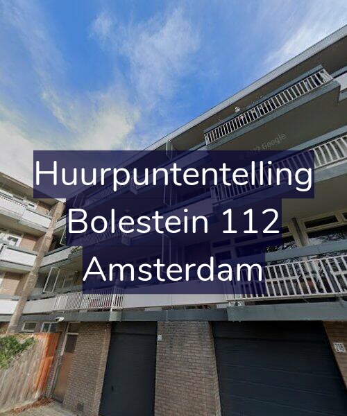 Foto gevel Huurpuntentelling voor Bolestein 112, Amsterdam