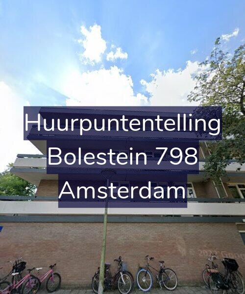 Foto gevel Huurpuntentelling voor Bolestein 798, Amsterdam