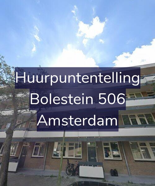 Foto gevel Huurpuntentelling voor Bolestein 506, Amsterdam