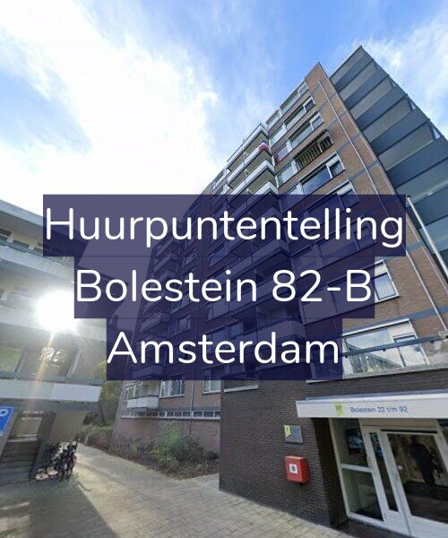 Foto gevel Huurpuntentelling voor Bolestein 82-B, Amsterdam