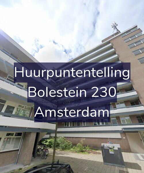 Foto gevel Huurpuntentelling voor Bolestein 230, Amsterdam