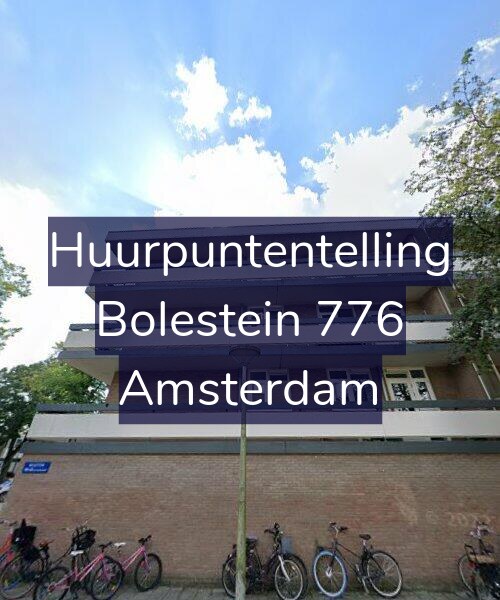 Foto gevel Huurpuntentelling voor Bolestein 776, Amsterdam