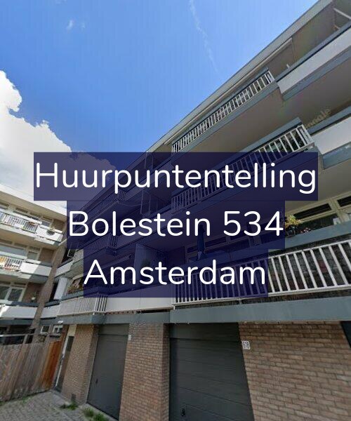Foto gevel Huurpuntentelling voor Bolestein 534, Amsterdam