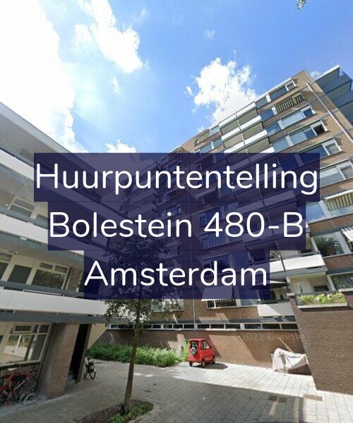 Foto gevel Huurpuntentelling voor Bolestein 480-B, Amsterdam