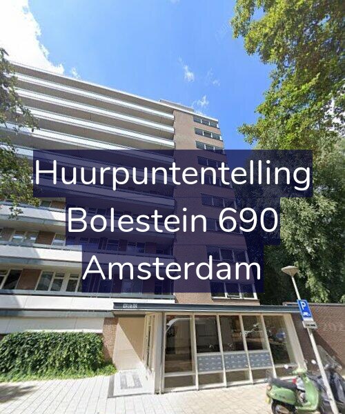Foto gevel Huurpuntentelling voor Bolestein 690, Amsterdam