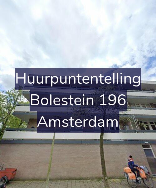 Foto gevel Huurpuntentelling voor Bolestein 196, Amsterdam