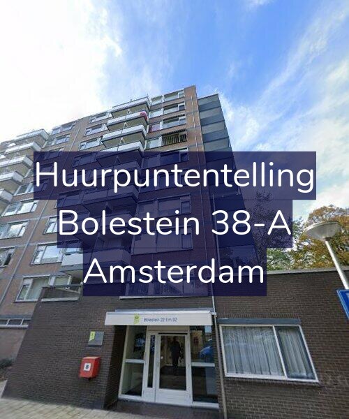 Foto gevel Huurpuntentelling voor Bolestein 38-A, Amsterdam