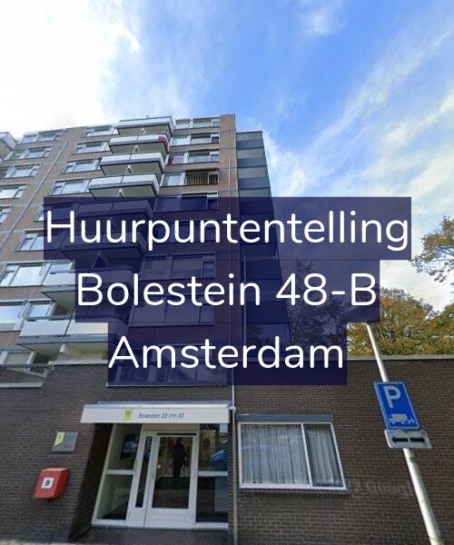 Foto gevel Huurpuntentelling voor Bolestein 48-B, Amsterdam