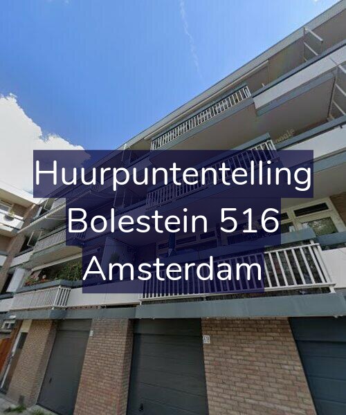 Foto gevel Huurpuntentelling voor Bolestein 516, Amsterdam