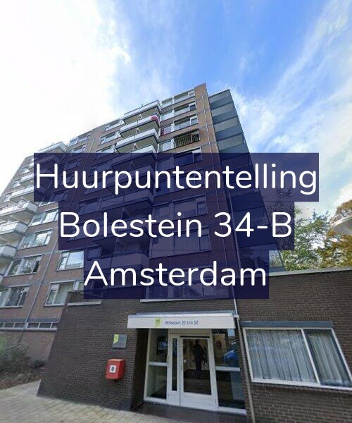 Foto gevel Huurpuntentelling voor Bolestein 34-B, Amsterdam