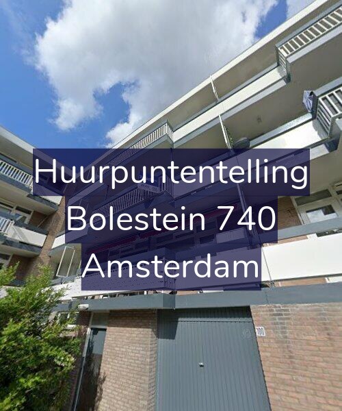 Foto gevel Huurpuntentelling voor Bolestein 740, Amsterdam