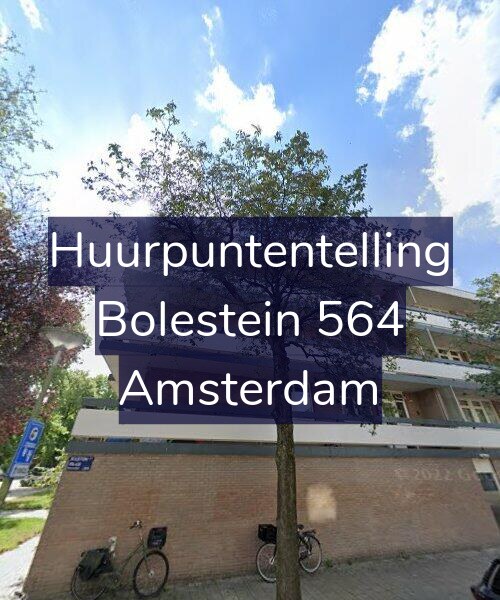 Foto gevel Huurpuntentelling voor Bolestein 564, Amsterdam