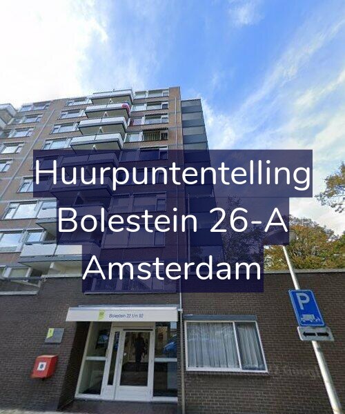 Foto gevel Huurpuntentelling voor Bolestein 26-A, Amsterdam