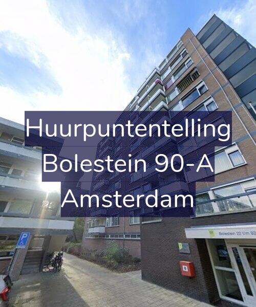Foto gevel Huurpuntentelling voor Bolestein 90-A, Amsterdam
