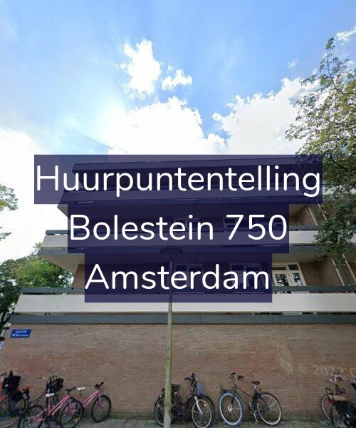 Foto gevel Huurpuntentelling voor Bolestein 750, Amsterdam