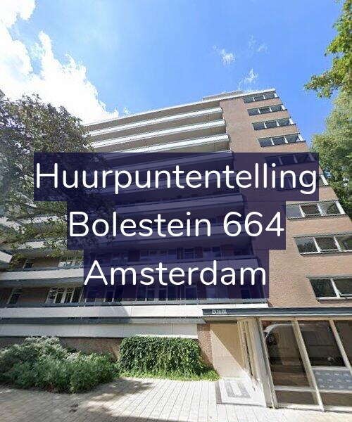 Foto gevel Huurpuntentelling voor Bolestein 664, Amsterdam