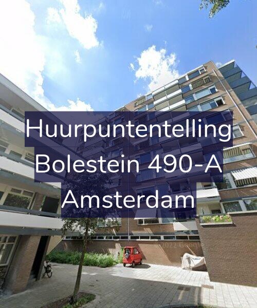 Foto gevel Huurpuntentelling voor Bolestein 490-A, Amsterdam