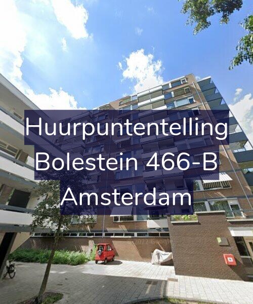 Foto gevel Huurpuntentelling voor Bolestein 466-B, Amsterdam