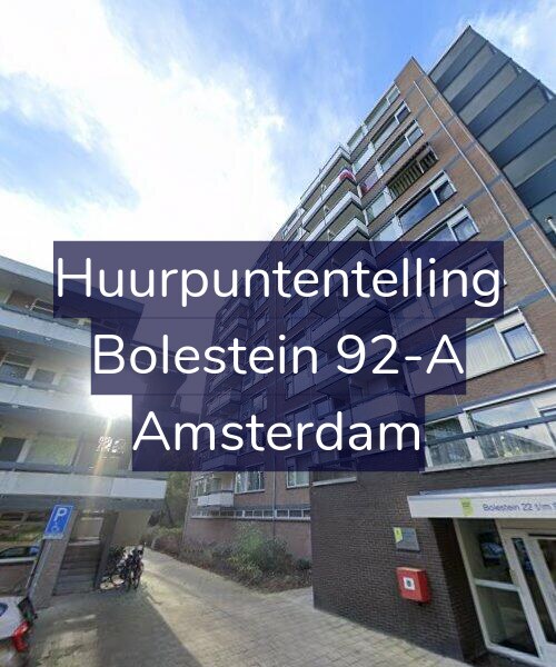 Foto gevel Huurpuntentelling voor Bolestein 92-A, Amsterdam