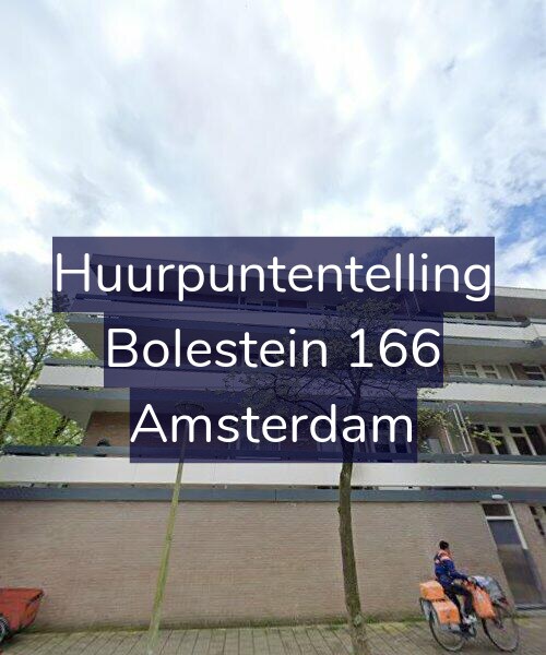 Foto gevel Huurpuntentelling voor Bolestein 166, Amsterdam