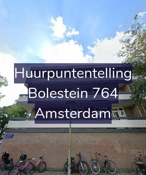 Foto gevel Huurpuntentelling voor Bolestein 764, Amsterdam