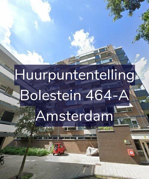 Foto gevel Huurpuntentelling voor Bolestein 464-A, Amsterdam