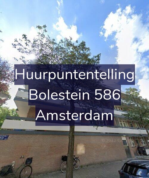 Foto gevel Huurpuntentelling voor Bolestein 586, Amsterdam