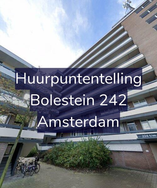 Foto gevel Huurpuntentelling voor Bolestein 242, Amsterdam