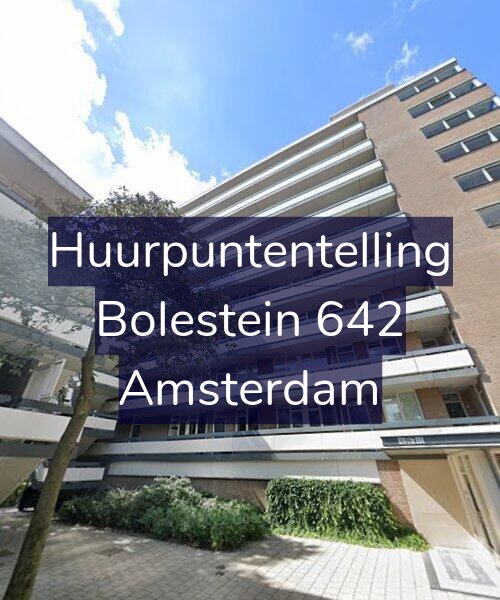 Foto gevel Huurpuntentelling voor Bolestein 642, Amsterdam