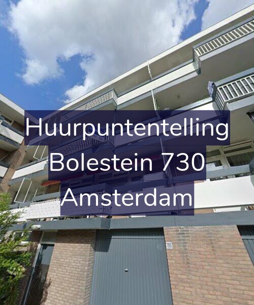 Foto gevel Huurpuntentelling voor Bolestein 730, Amsterdam