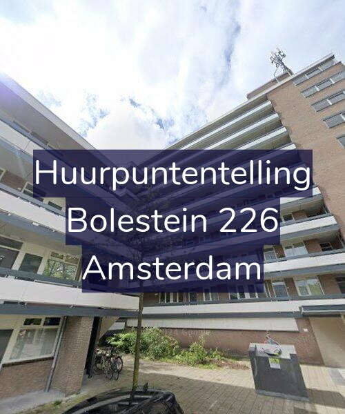 Foto gevel Huurpuntentelling voor Bolestein 226, Amsterdam