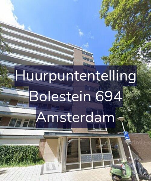 Foto gevel Huurpuntentelling voor Bolestein 694, Amsterdam