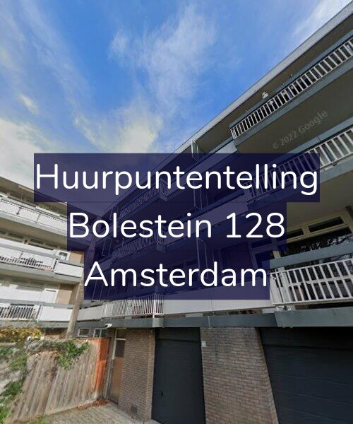 Foto gevel Huurpuntentelling voor Bolestein 128, Amsterdam
